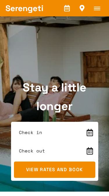 Serengeti Trendy Website Theme Mobile Screenshot