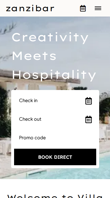 Zanzibar Trendy Website Theme Mobile Screenshot