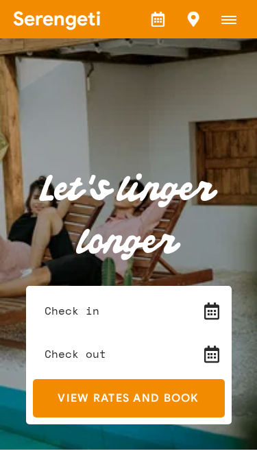 Serengeti Trendy Website Theme Mobile Screenshot